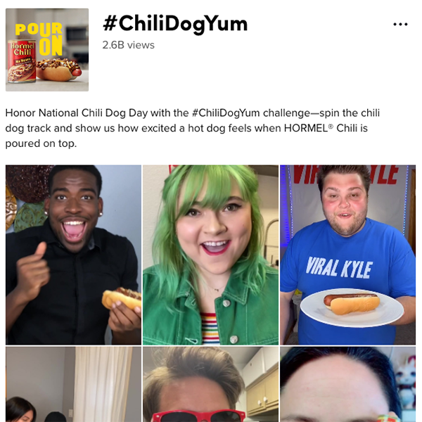 National Chili Dog Day on TikTok with the Makers of Hormel Chili